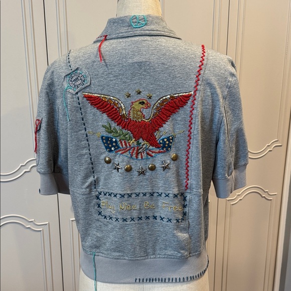 Double D Ranch Americana Bomber Jacket pristine -Small - Picture 2 of 10